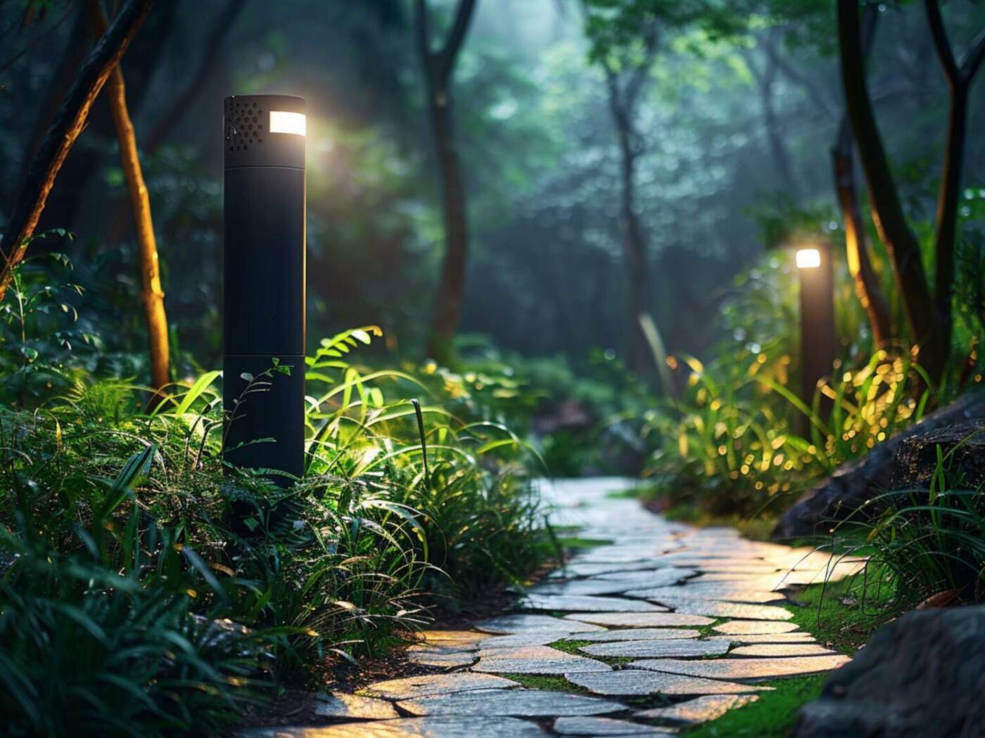 Jakie lampy ogrodowe najlepiej sprawdzą się w przestrzeniach otwartych na lasy?
