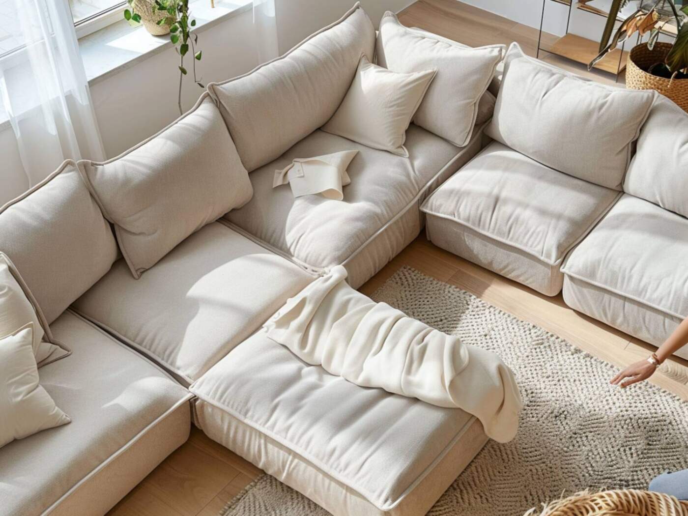 Jak dbać o narożniki wykonane z tkanin łatwo czyszczących?