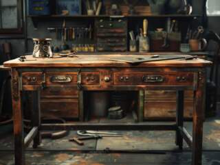 Poradnik: Jak odnowić stare biurko, nadając mu industrialny charakter?