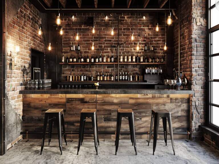 Poradnik: Jak urządzić przestrzeń barową z wykorzystaniem mebli industrialnych?