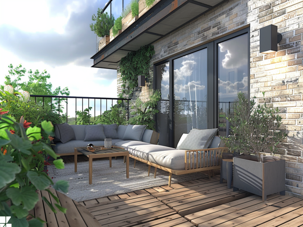 Jak urządzić balkon w stylu industrialnym z nowoczesnymi lampami