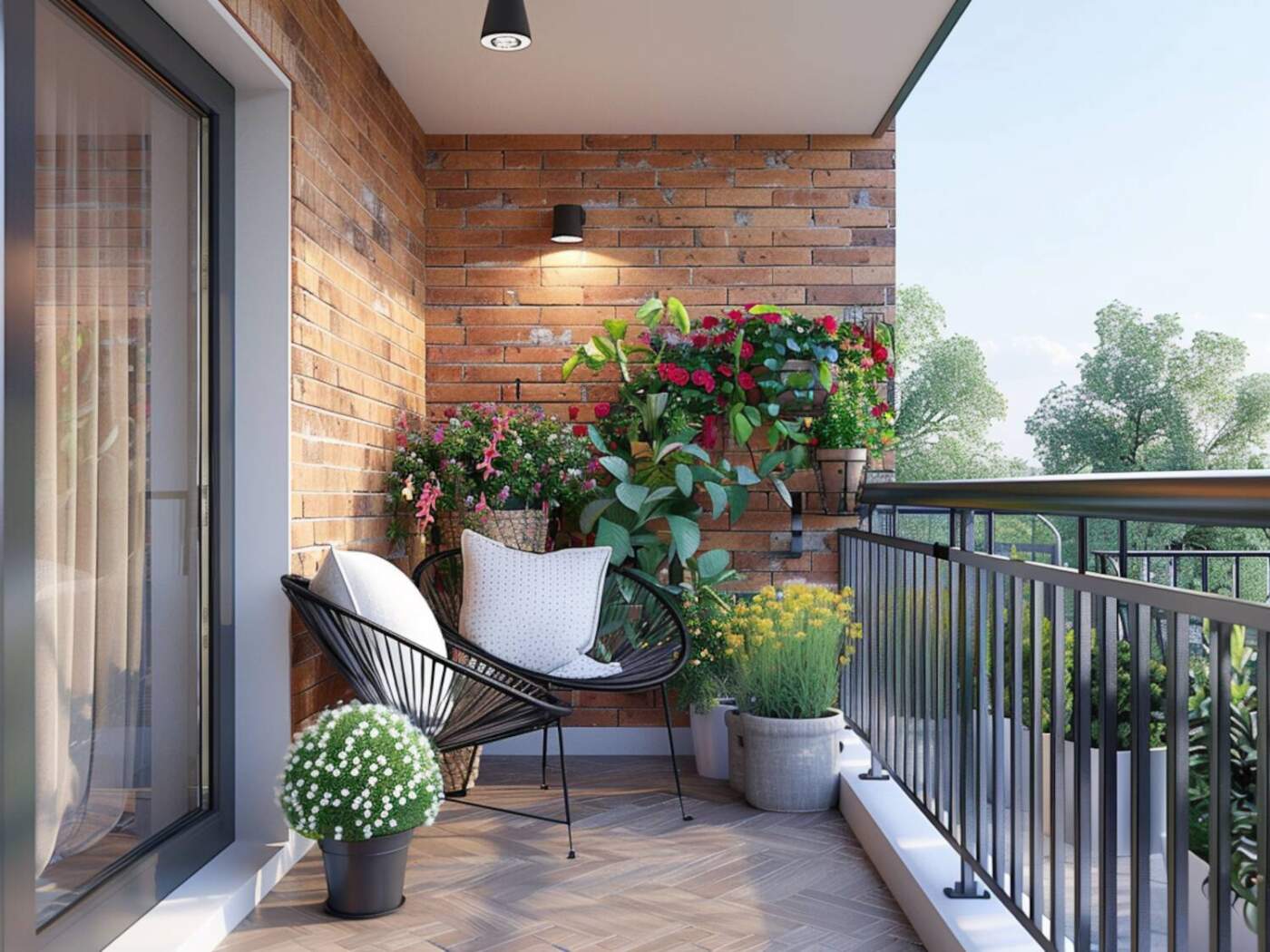 Jak urządzić balkon w stylu industrialnym z nowoczesnymi lampami?