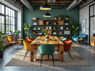 Meble z recyklingu w przestrzeni coworkingowej – kompletny poradnik aranżacji