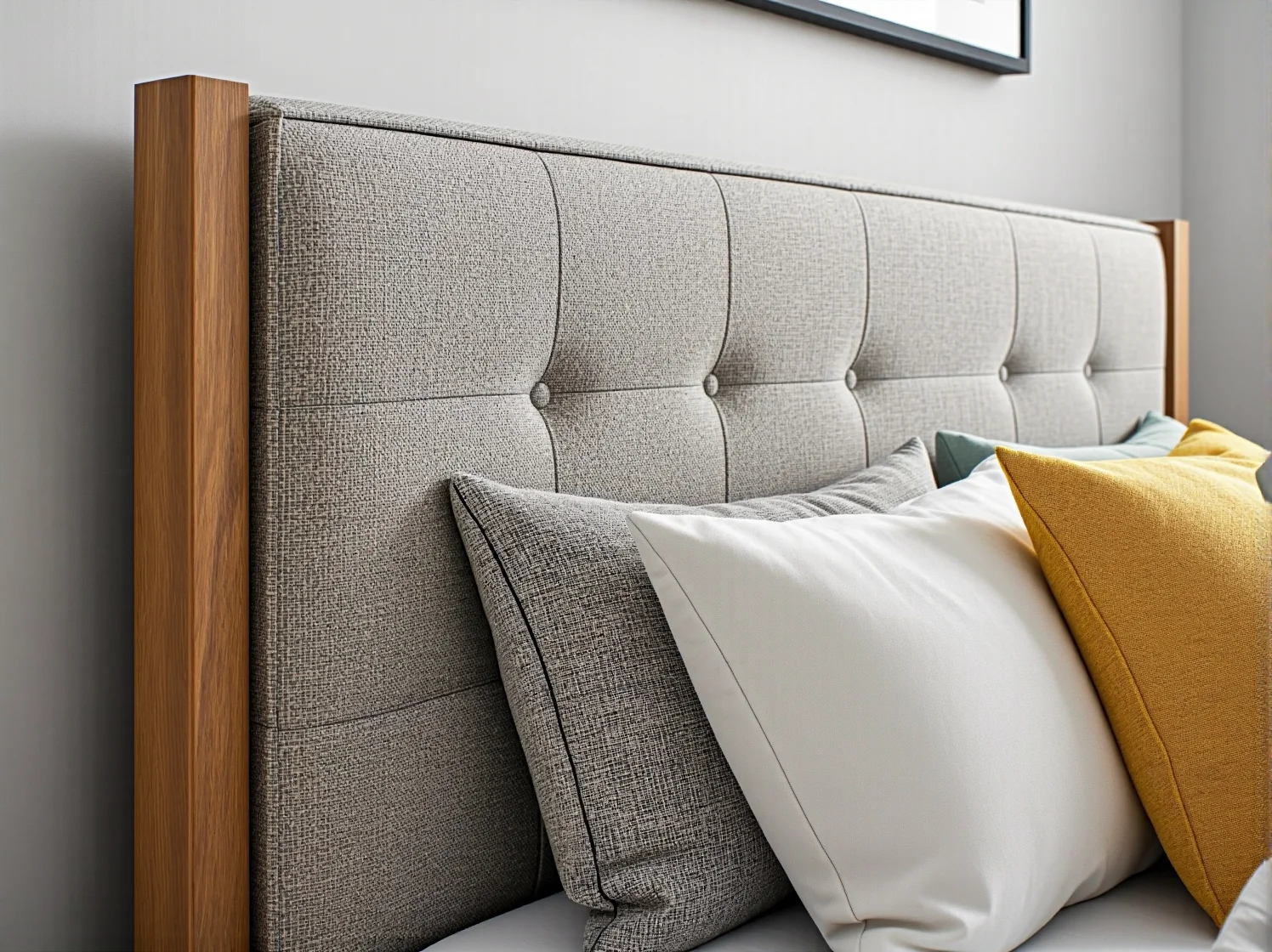 Jasne kolory ścian i białe meble optycznie powiększające wąski pokój dziecięcy