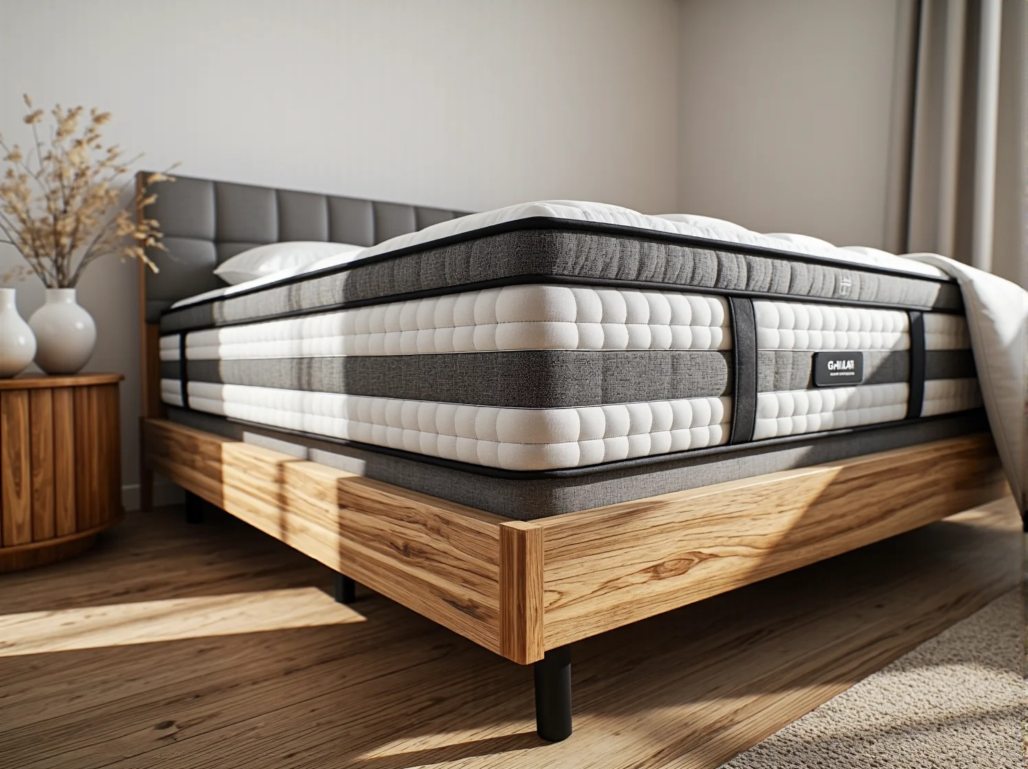 Komfortowy wypoczynek na materacu hybrydowym dopasowującym się do ciała