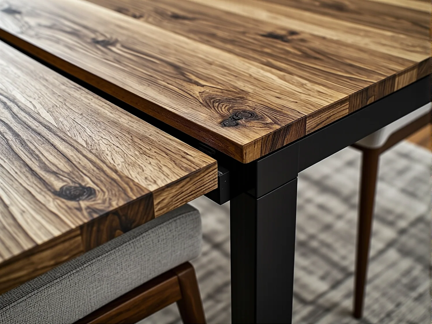 Świecące kule LED rozmieszczone na trawniku przed nowoczesnym domem wieczorem