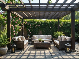 Jakie lampy solarne najlepiej sprawdzą się w przestrzeniach przy pergolach w stylu klasycznym?