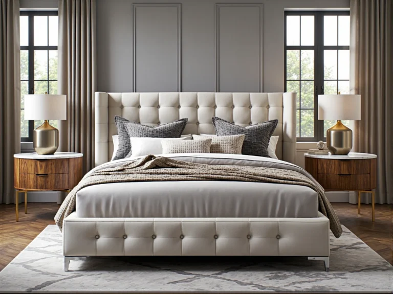 Łóżka kontynentalne w luksusowych wnętrzach – jakie modele wybrać?