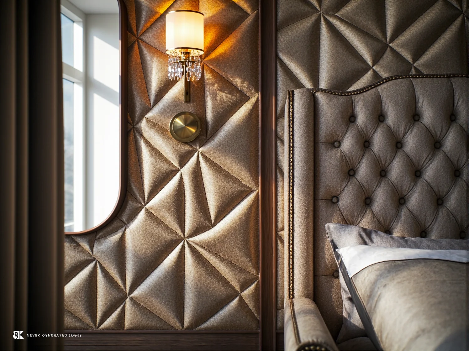 Elegancka lustrzana toaletka jako centralny punkt wnętrza glamour