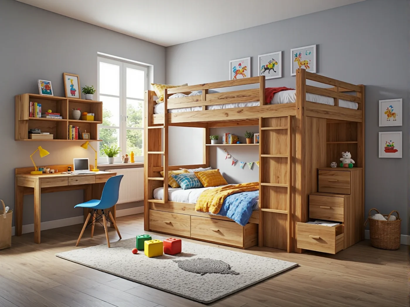 Mały pokój, wielkie możliwości – jak wybrać meble wielofunkcyjne dla dzieci?