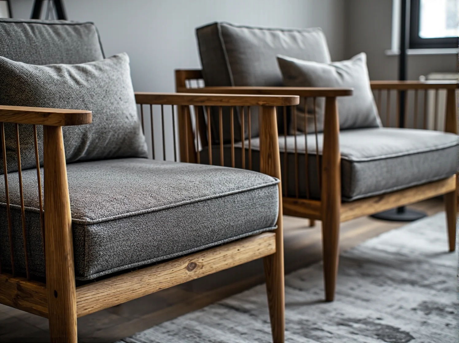 Nowoczesna komoda eko z pojemnymi szufladami w prostej sypialni.