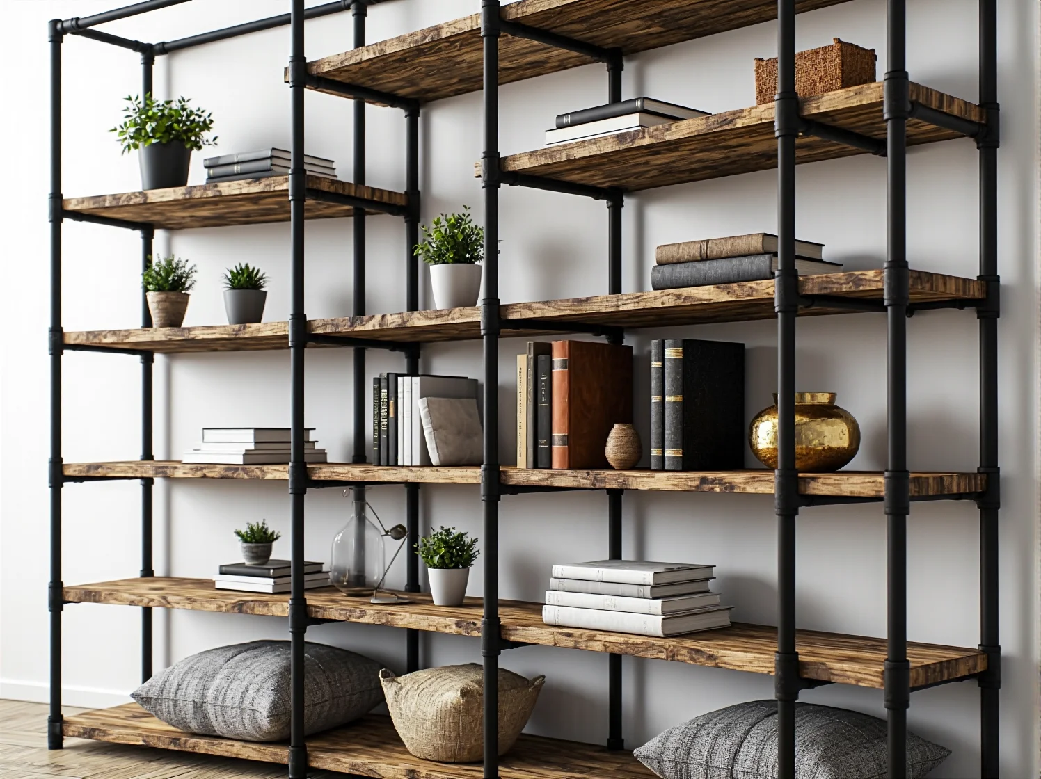 Szlifowanie drewna z odzysku – przygotowanie materiału na meble industrialne.