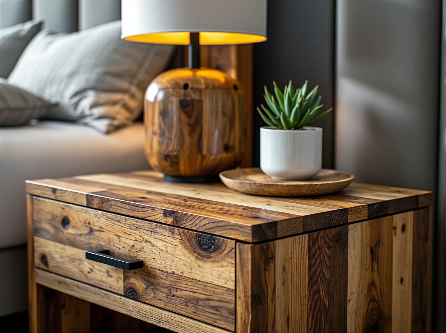 Proces produkcji mebli z materiałów przetworzonych i surowców wtórnych