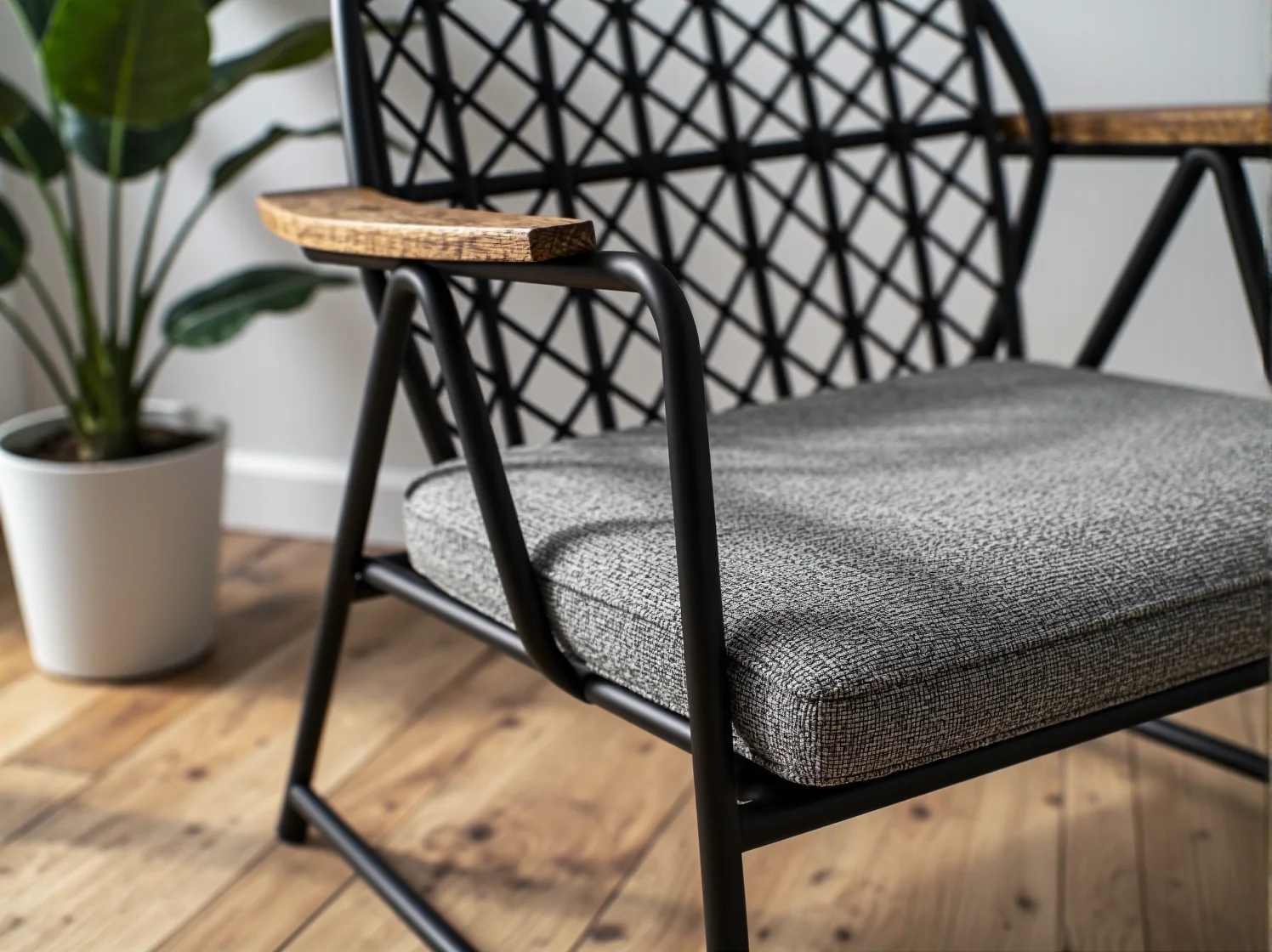 Szkice techniczne i projekty nowoczesnych mebli z metalu na stole