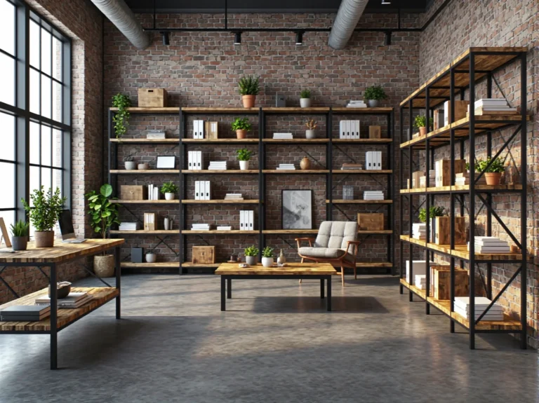 Poradnik: Jak wybrać trwałe regały w stylu industrialnym do przestrzeni biurowych?