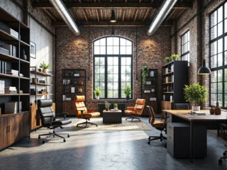 Regały w biurze w stylu industrialnym – kompletny poradnik aranżacyjny