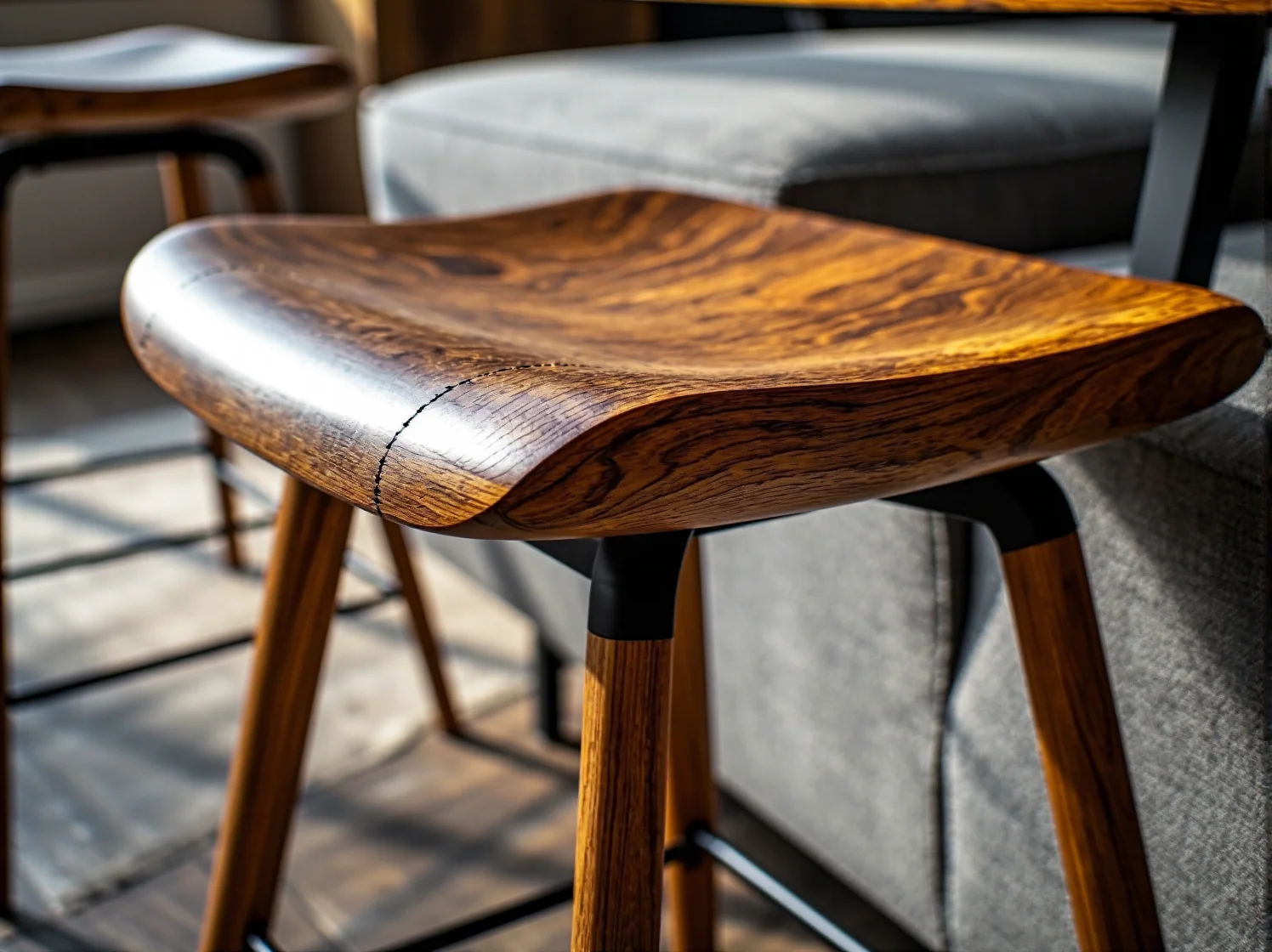 Regulowany hoker kuchenny idealny do małych przestrzeni i różnych blatów