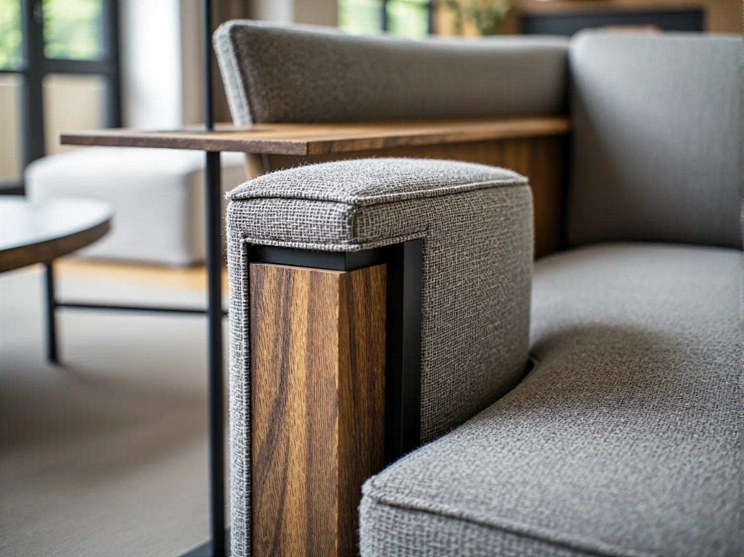 Stylowa sofa z wegańskiej skóry trendy wnętrzarskie 2025