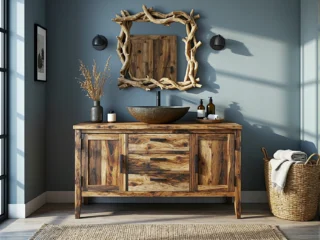 10 pomysłów na meble łazienkowe z odzyskanych materiałów: Eko-design z duszą