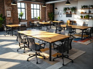 Tanie meble do coworkingu – jak urządzić biuro z ograniczonym budżetem?