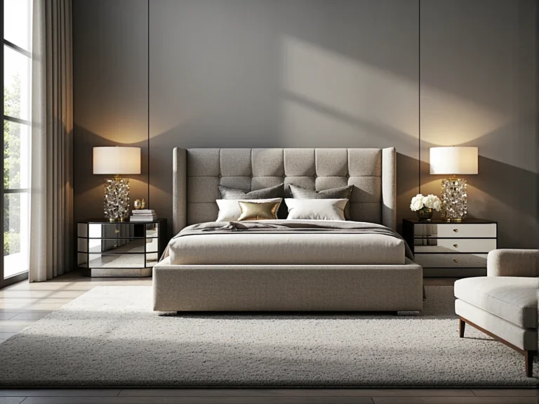 Jakie meble najlepiej sprawdzają się w sypialniach w stylu glamour? Przewodnik po luksusowych wnętrzach