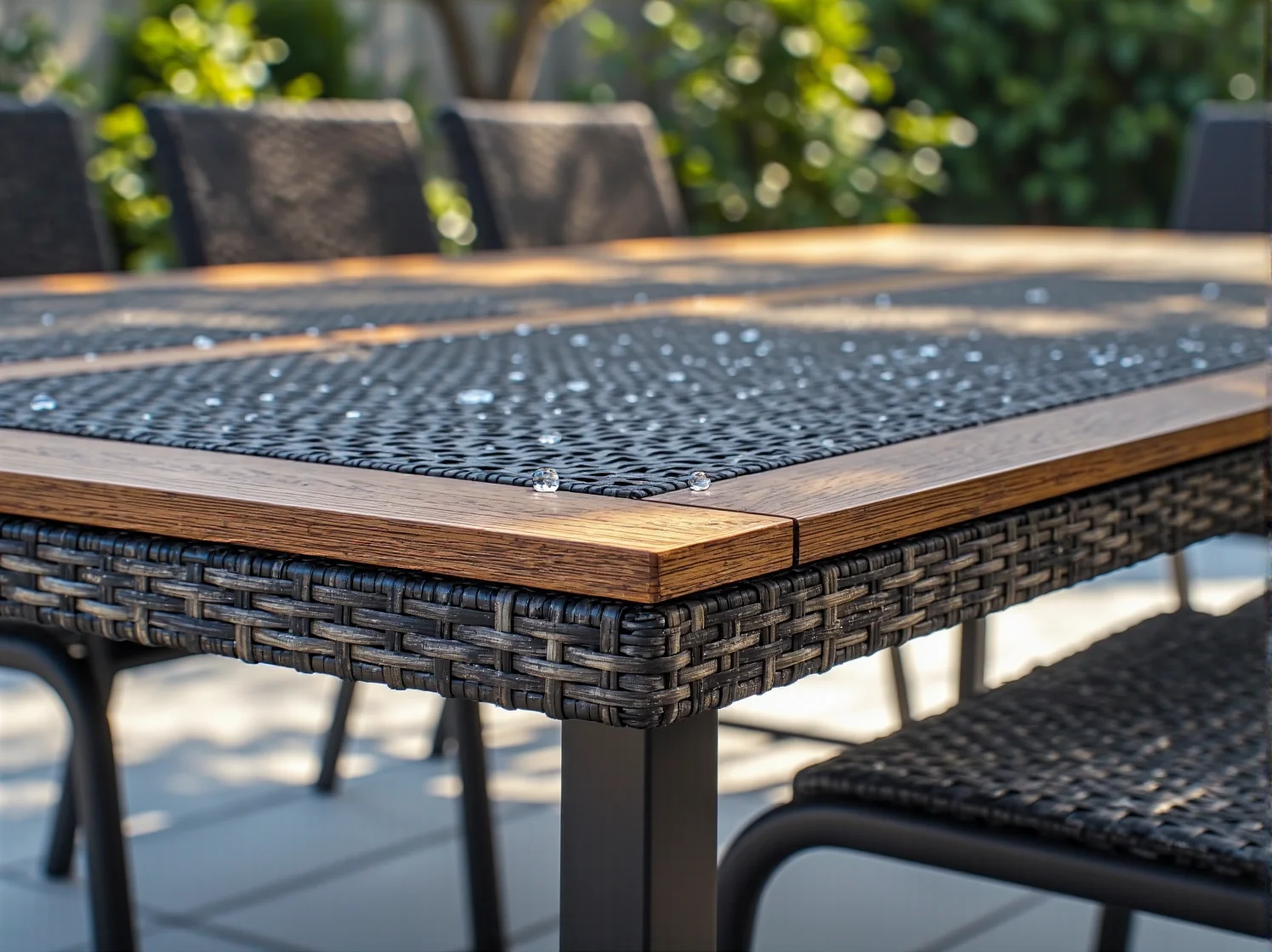 Wodoodporne tkaniny na meble outdoorowe w nowoczesnym ogrodzie